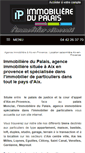 Mobile Screenshot of immobiliere-du-palais.fr
